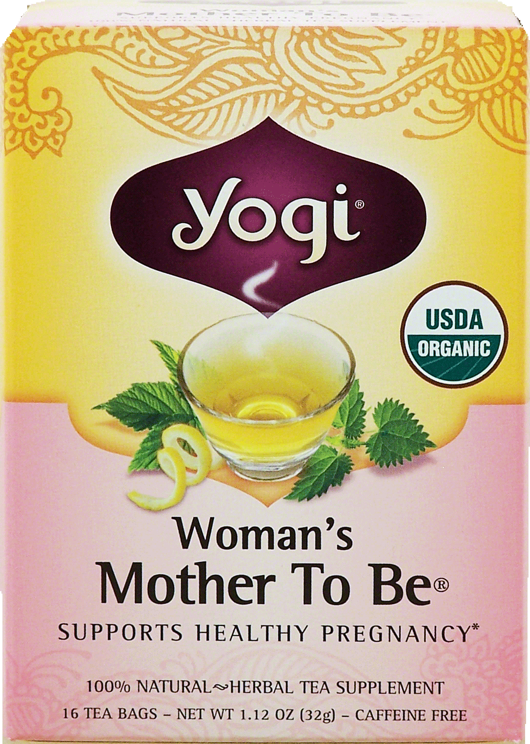 Yogi Woman's Mother To Be herbal tea supplement supports healthy pregnancy, 16-tea bags Full-Size Picture